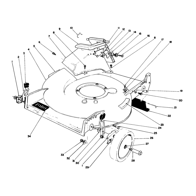 Housing Assembly Used on Ser Nos 9001532 Thru 9004072