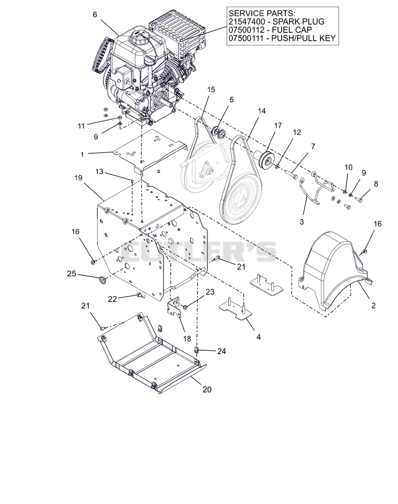 Frame And Engine - 20" & 24"