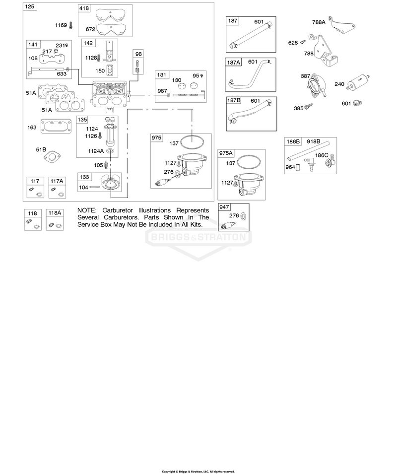 Carburetor, Fuel Supply