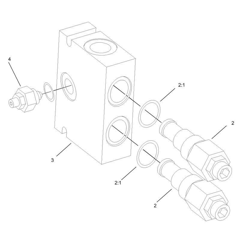 Counterbalance Valve Assembly No 99-3040