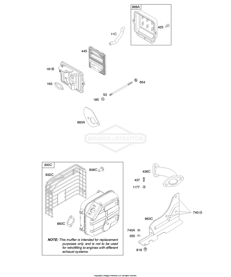 Air Cleaner, Exhaust System