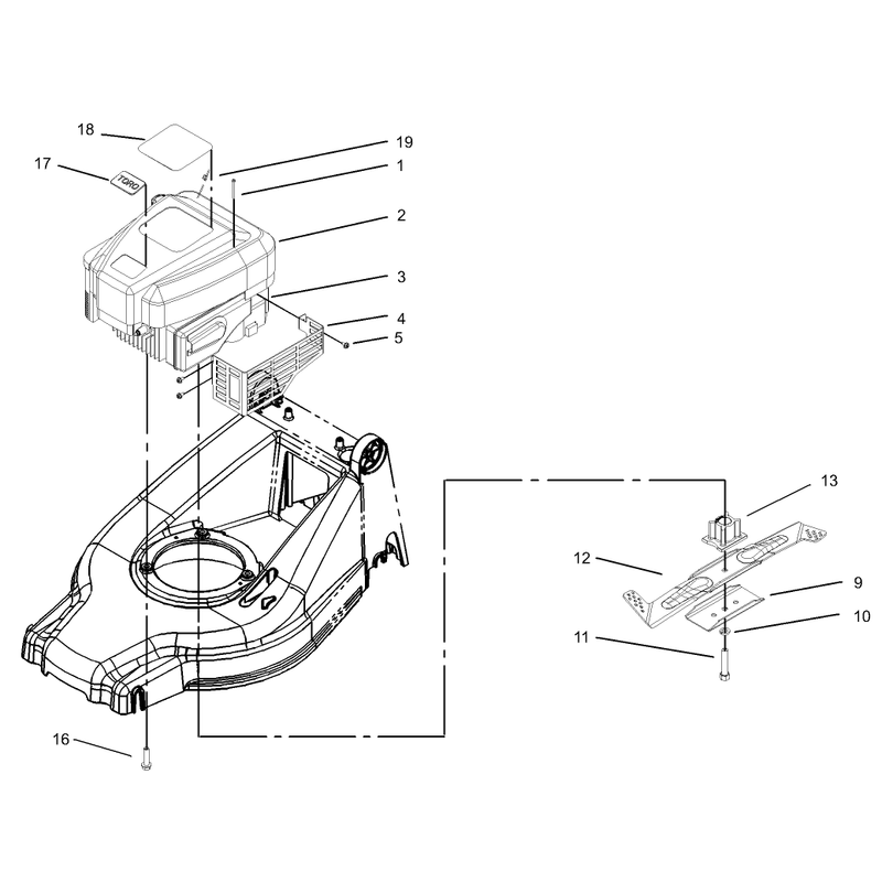 Engine and Blade Assembly