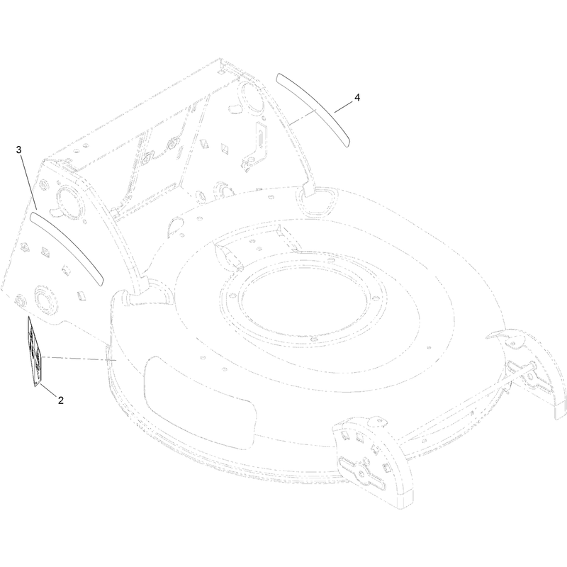 Deck Baffle Assembly No 117-4193