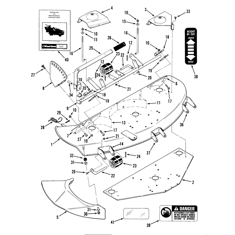 Side Discharge Mower-42 In (107 Cm) Vehicle Identification Number 05-42sy01