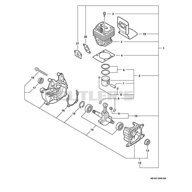 Engine, Short Block -- SB1047