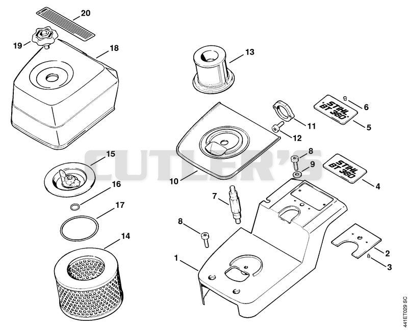 Filter housing, Air filter