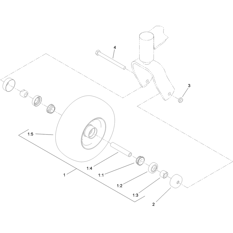 Wheel and Bearing Assembly No 112-3810