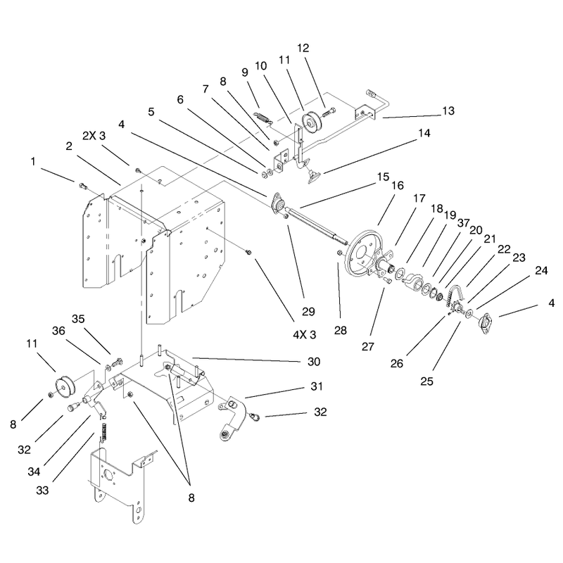 Upper Traction Assembly