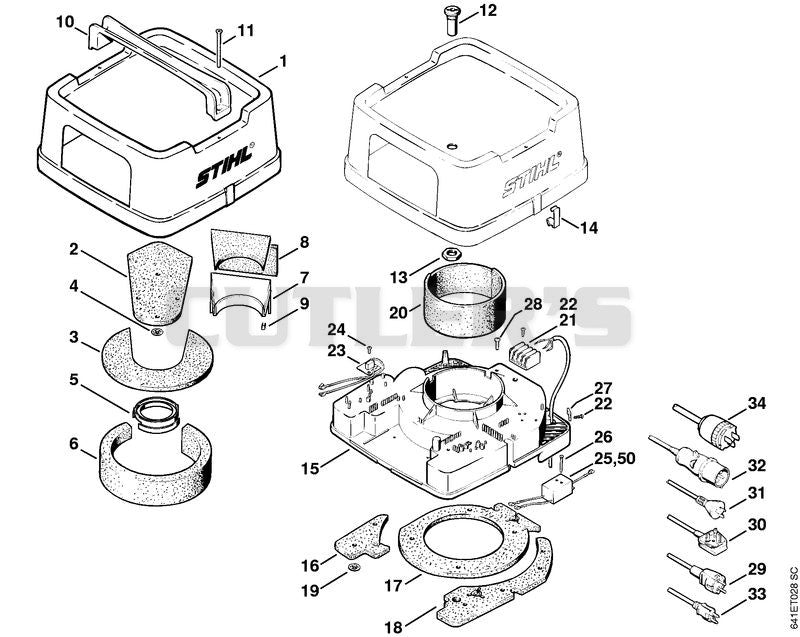 Machine cover, Motor housing