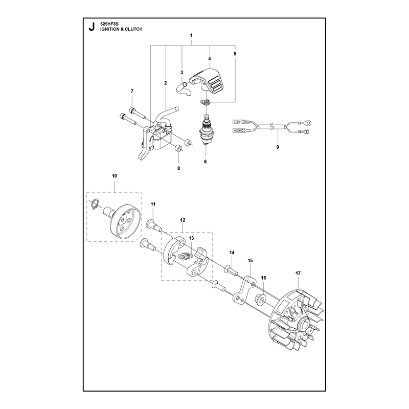 IGNITION SYSTEM AND CLUTCH