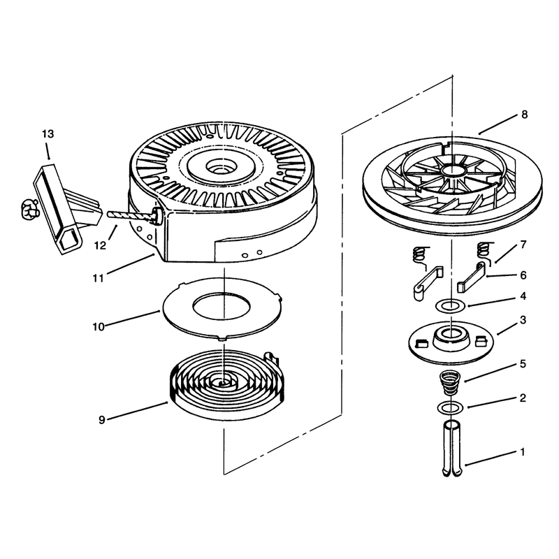 Recoil Starter No. 590652