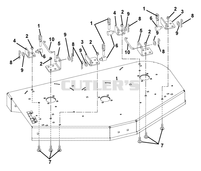 Handle And Stabilizers Brackets