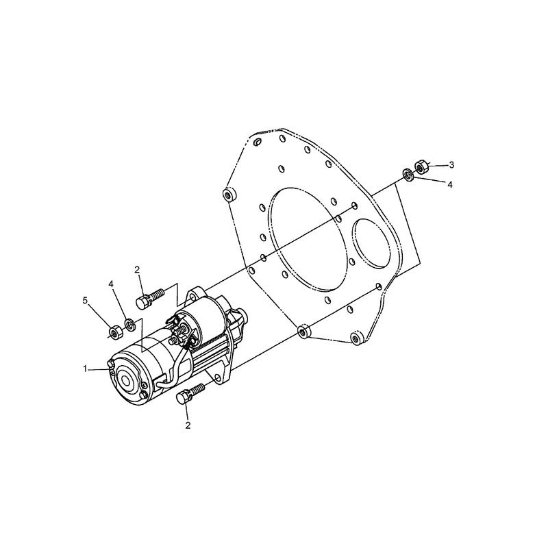 Starter Installation Assembly