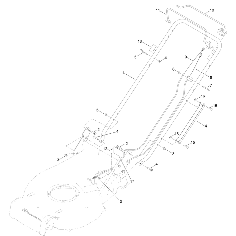 Handle and Brake Assembly
