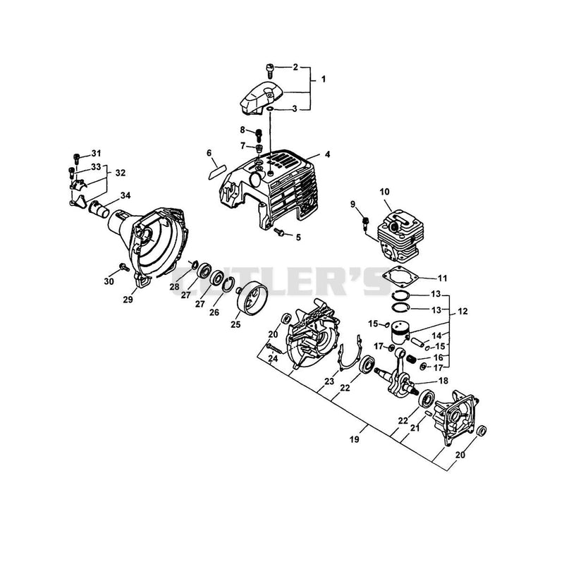 Engine, Fan Housing