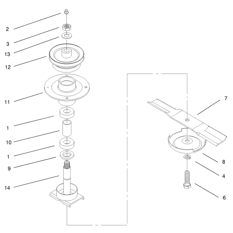 Spindle Assembly No 67-7600