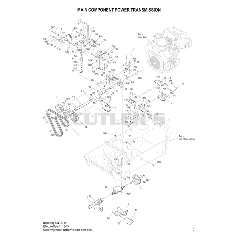 MAIN COMPONENT POWER TRANSMISSION