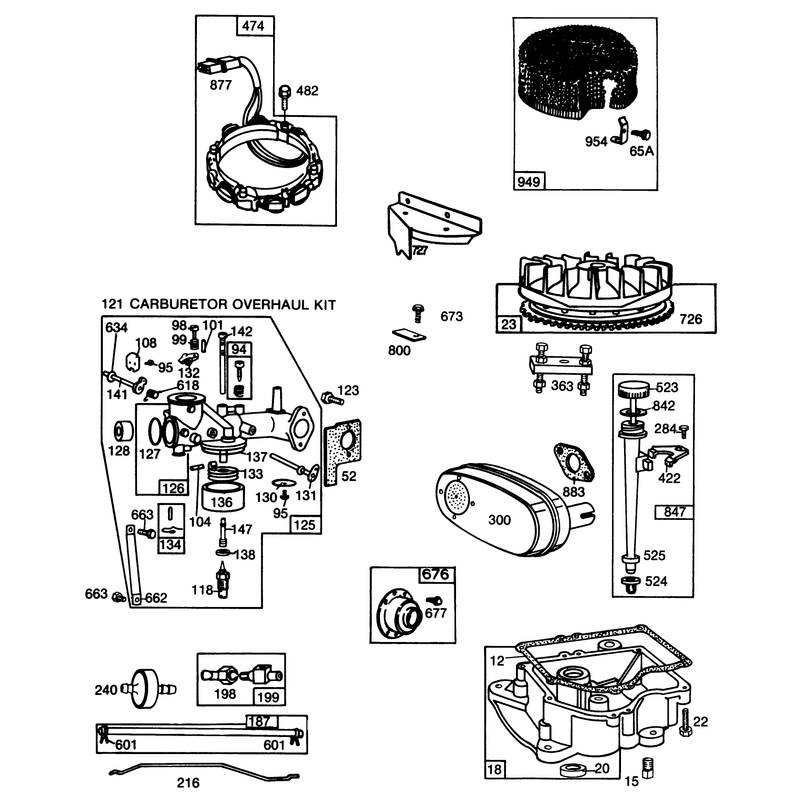 Briggs and Stratton Model No 253706-0180-01 Continued