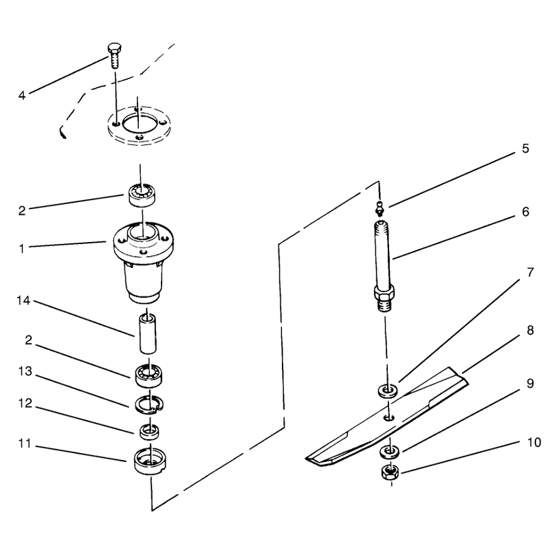 Spindle & Blade Assembly