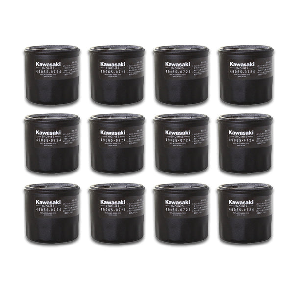 Kawasaki 49065-0724 Oil Filter (Replaces 49065-7010) - 12 PACK