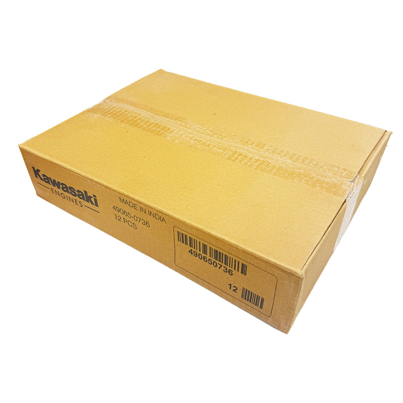 Kawasaki 49065-0736 Oil Filter (Replaces 49065-7007 and 49065-0721) - 12 PACK