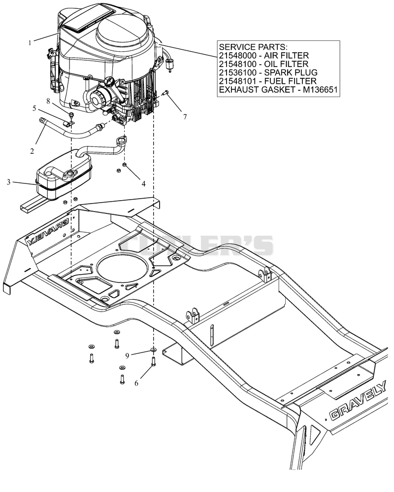 Engine - Kawasaki FR730