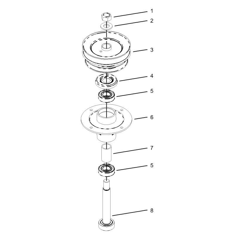 Spindle Assembly No 106-0784