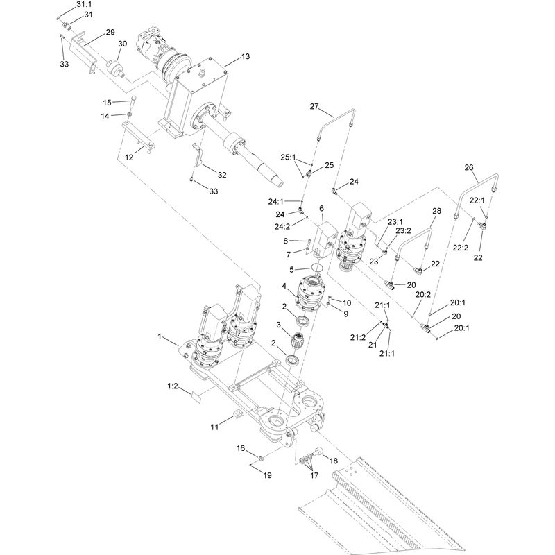 Carriage and Rotary Assembly