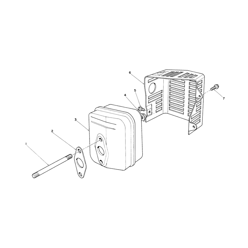 Muffler Assembly (engine No. Vmk9)