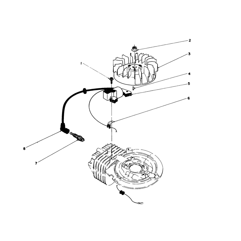 Flywheel and Magneto Assembly