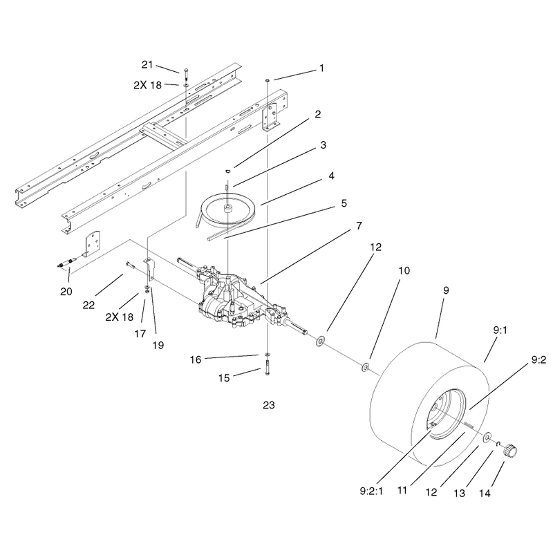5 Speed Transaxle Assembly