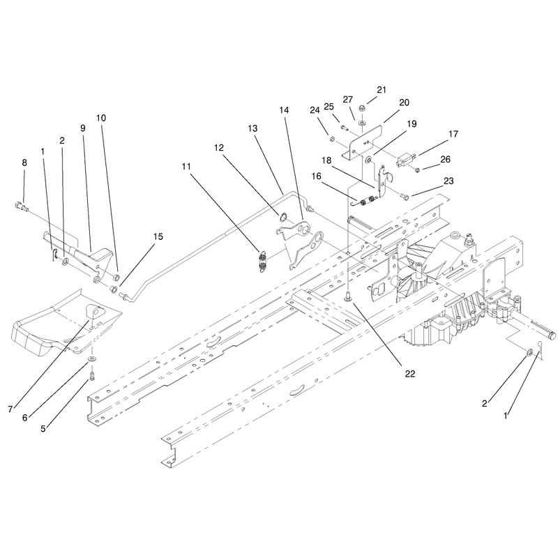 Hydro Transaxle Controls Assembly