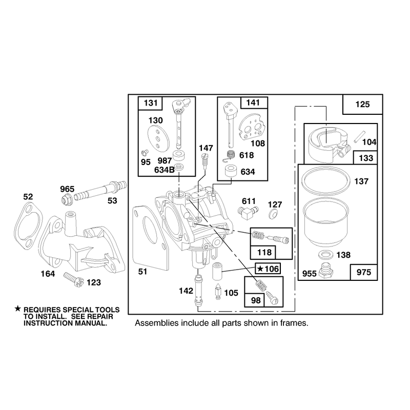 Engine Briggs and Stratton Model 282707-0119-01