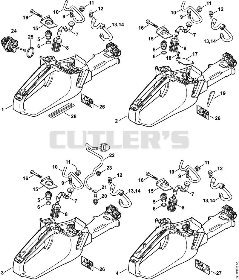 Tank housing