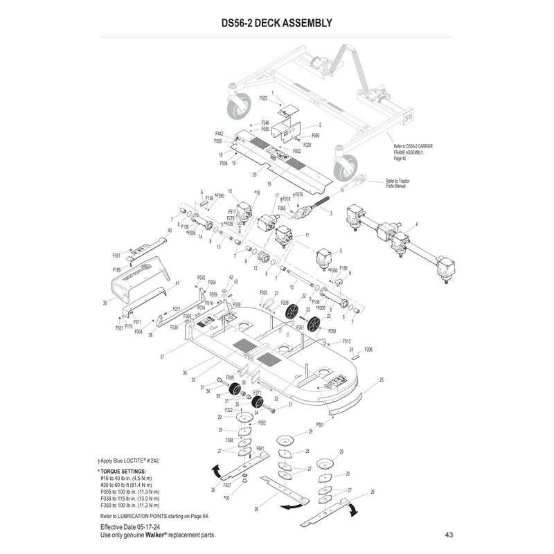 DS56-2 DECK ASSEMBLY