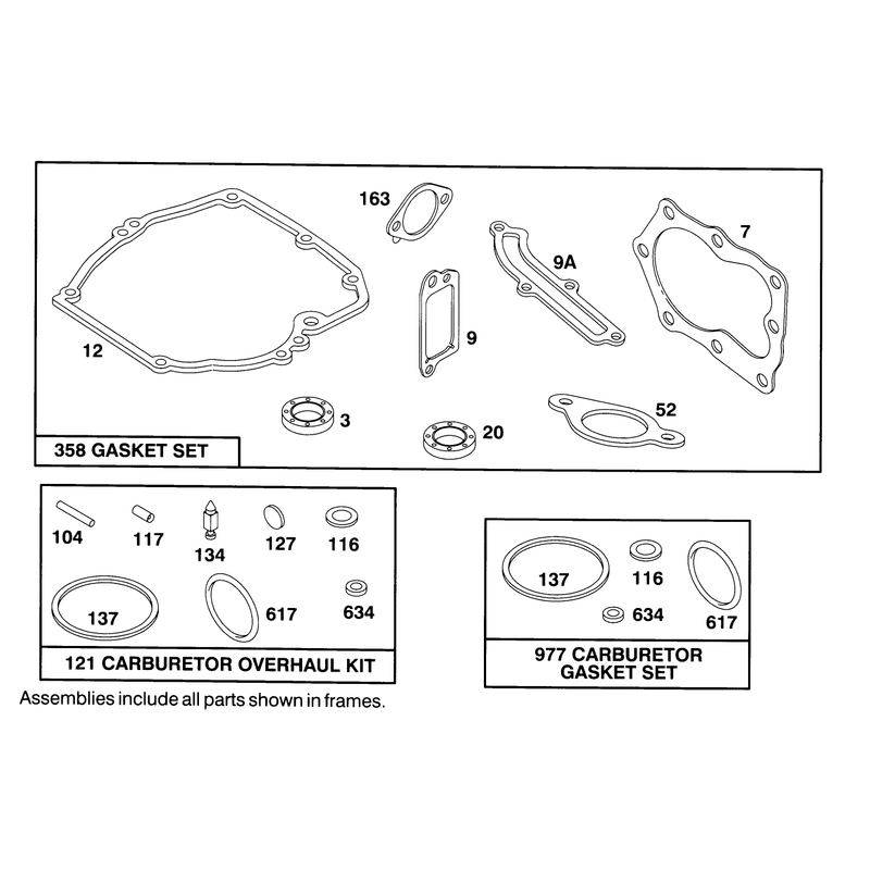 Engine Briggs and Stratton Model 122702-3171-01