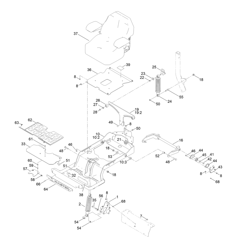 Seat Suspension Platform Assembly