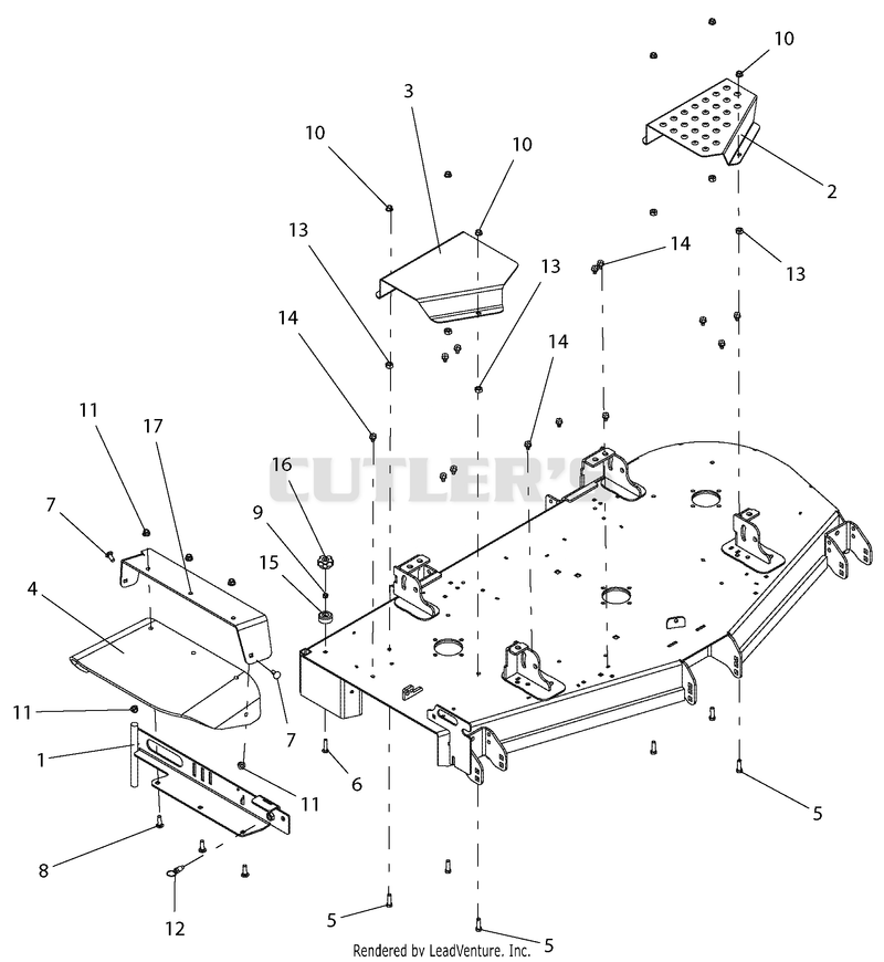 Chute And Belt Covers - 60" Deck