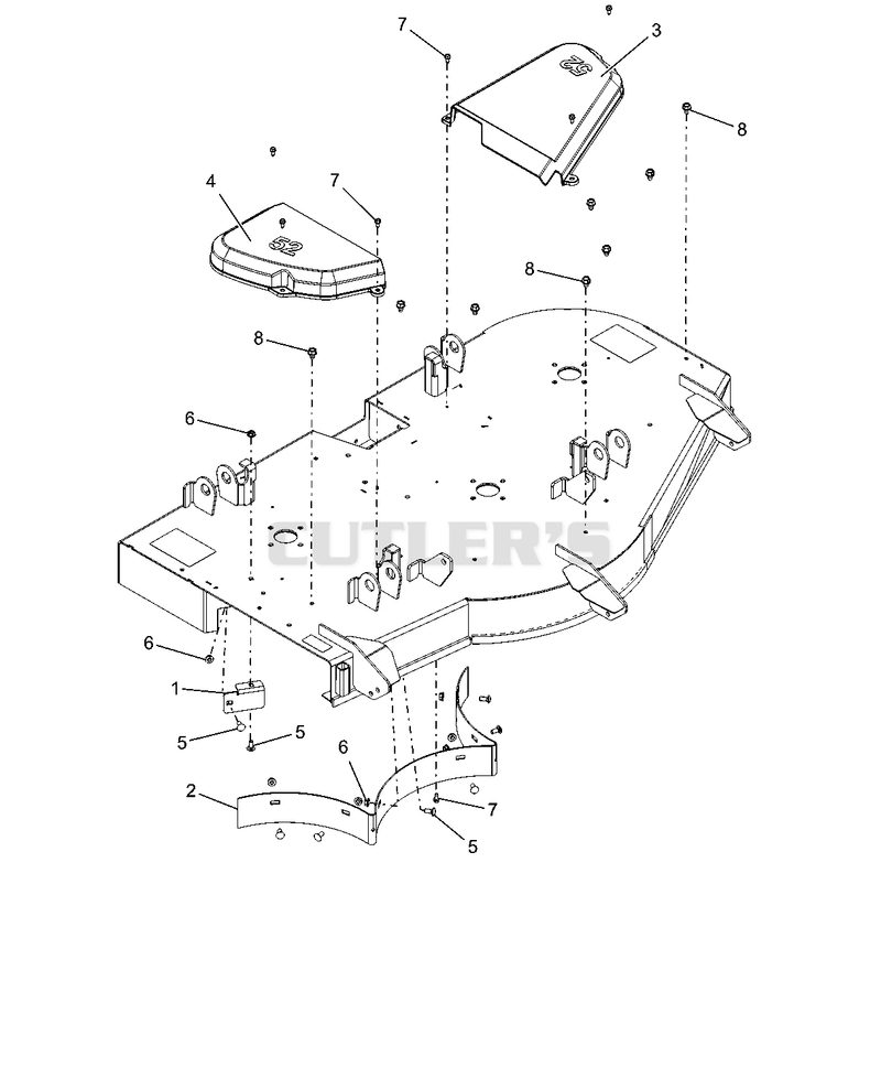 Belt Covers And Baffles - 52"