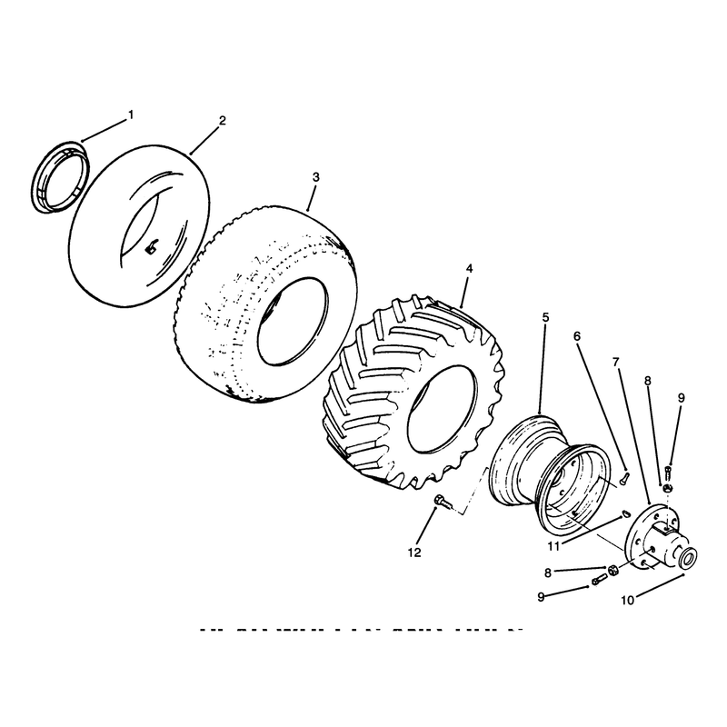 Rear Wheels and Tires