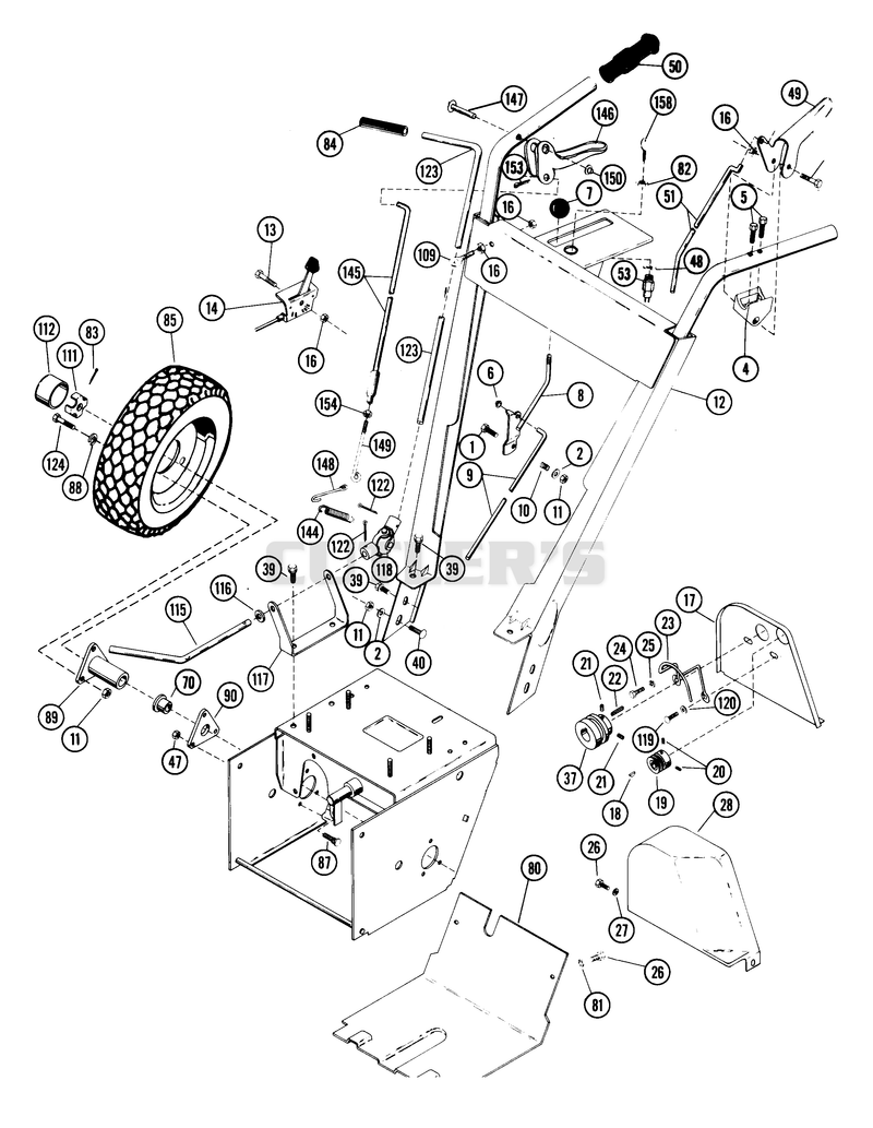 HANDLE AND CONTROLS