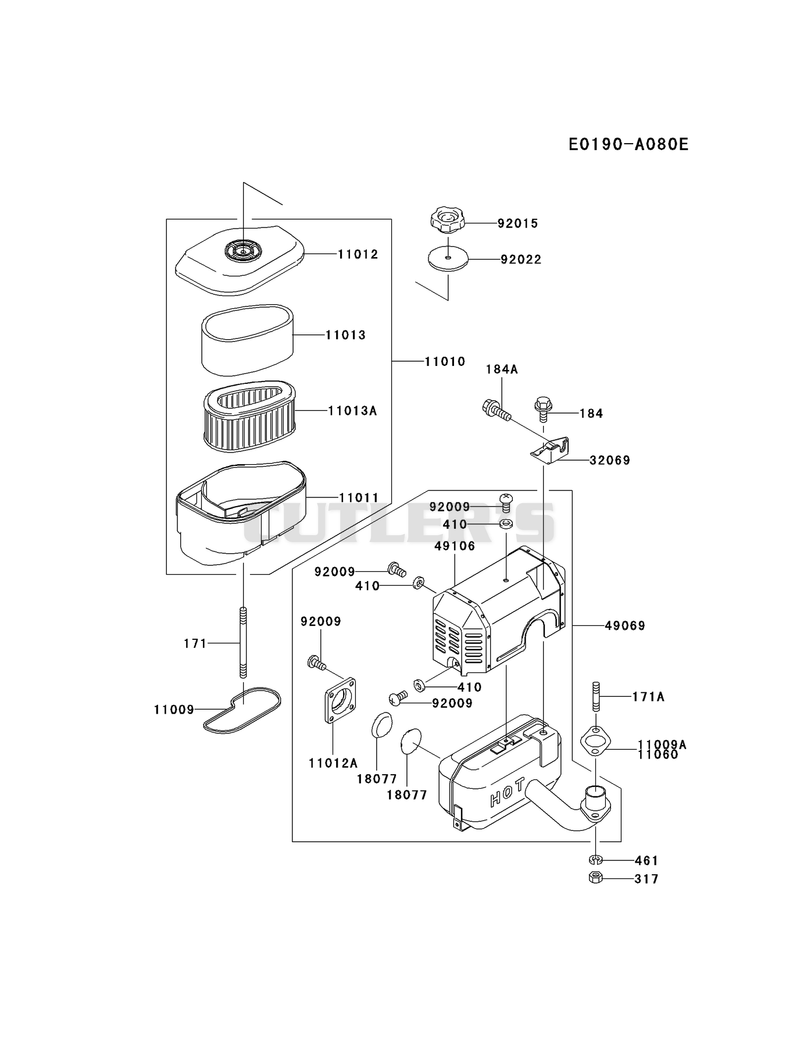 AIR-FILTER/MUFFLER