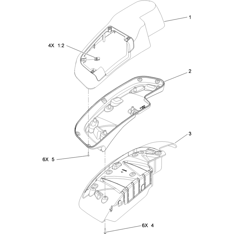 RH Console Assembly No. 115-7402