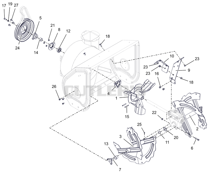 Auger and Impeller - 24"