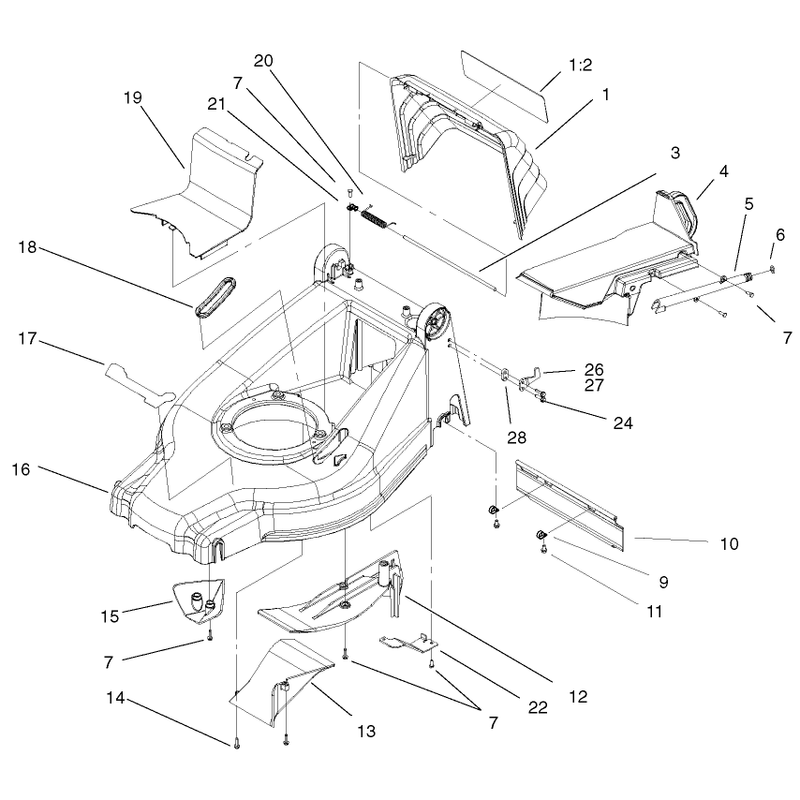 Deck Kicker and Recycler Plug Assembly