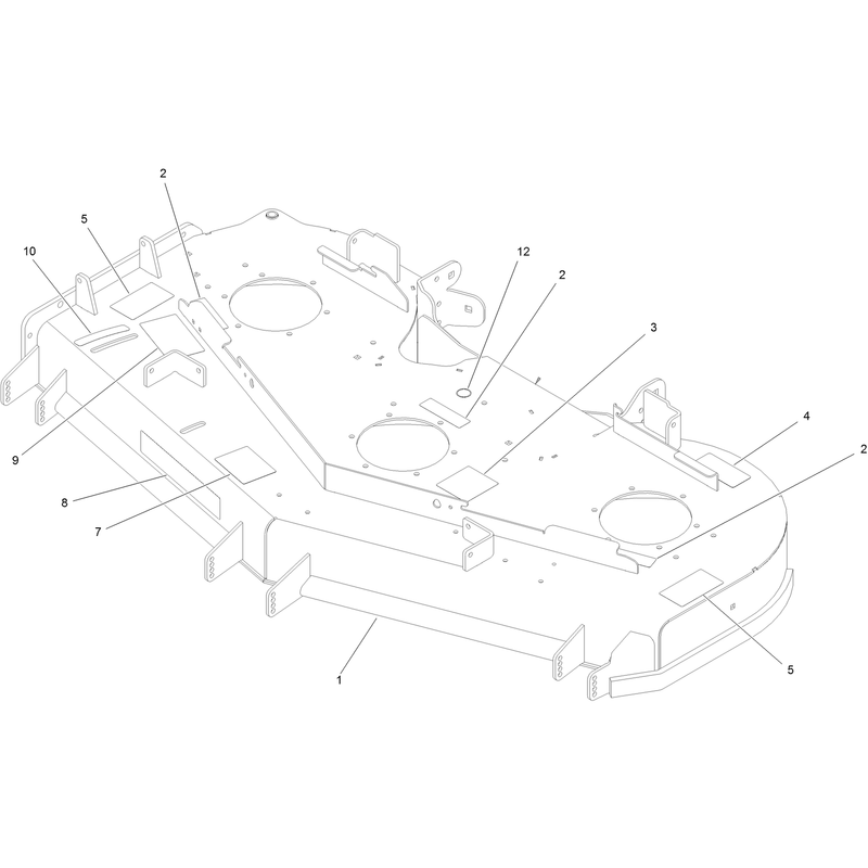 Deck Decal Assembly No. 136-8634