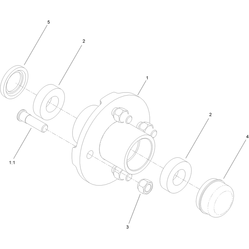 Hub Assembly No 139-1328