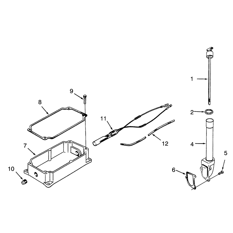 Oil Pan and Dipstick