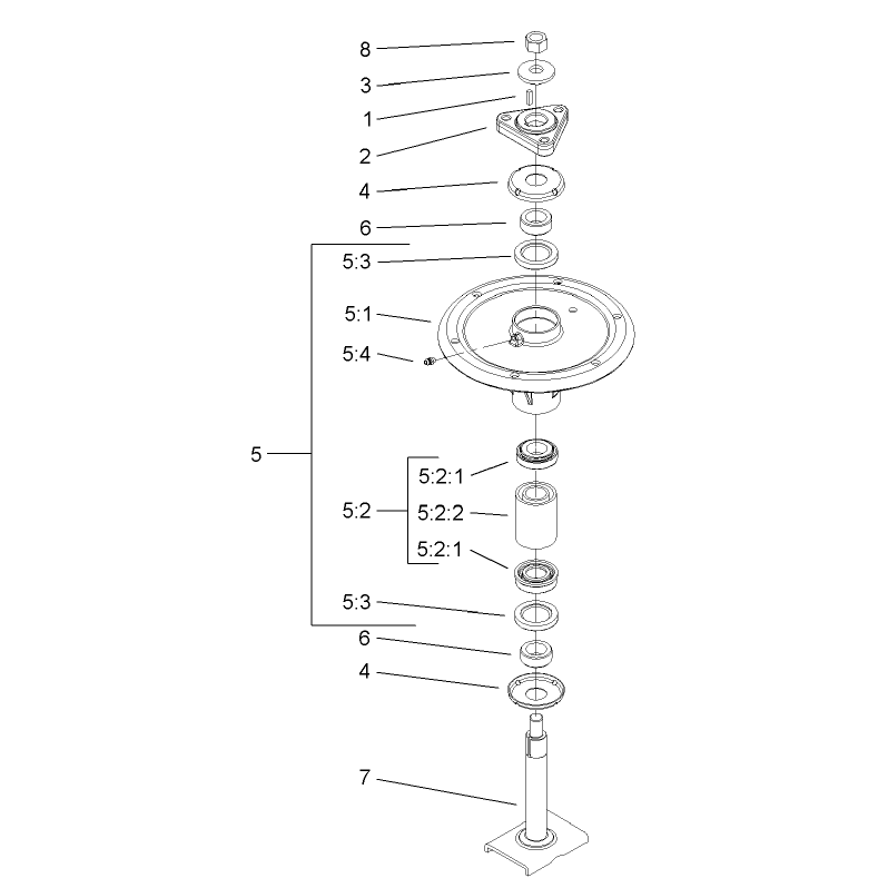Spindle Assembly No 106-3217