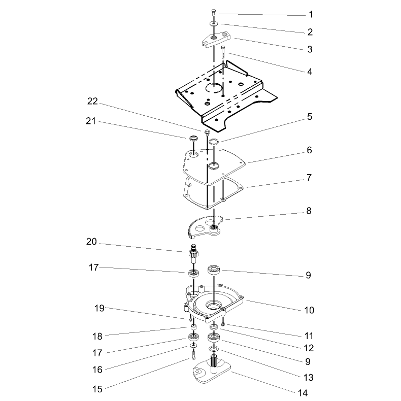 Lower Manual Steering Assembly